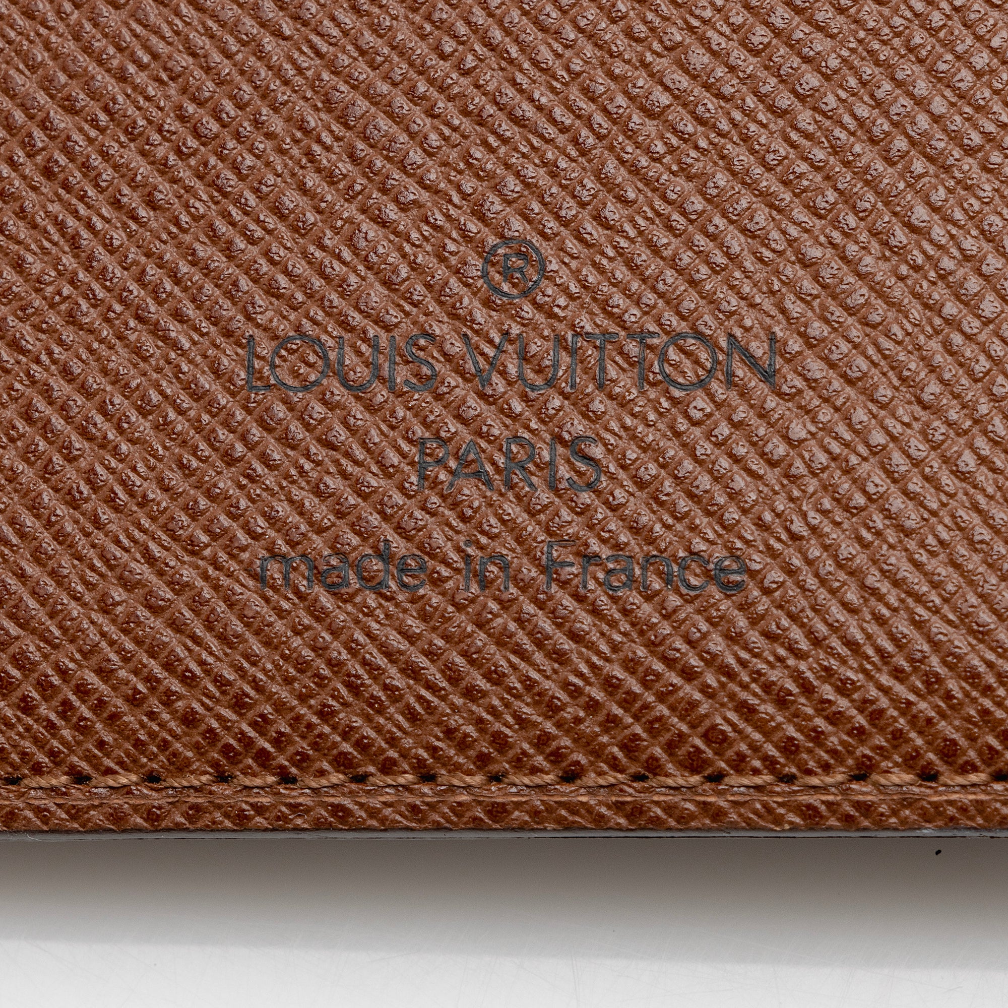 Louis Vuitton Vintage Monogram Canvas Medium Ring Agenda Cover (SHF-22929)