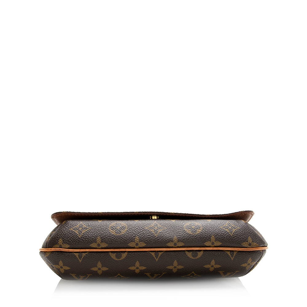 Louis Vuitton Vintage Monogram Canvas Musette Tango Shoulder Bag (SHF-cHKeIi)