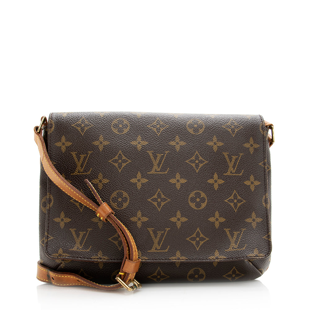 Louis Vuitton Vintage Monogram Canvas Musette Tango Shoulder Bag (SHF-cHKeIi)
