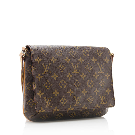 Louis Vuitton Vintage Monogram Canvas Musette Tango Shoulder Bag (SHF-cHKeIi)