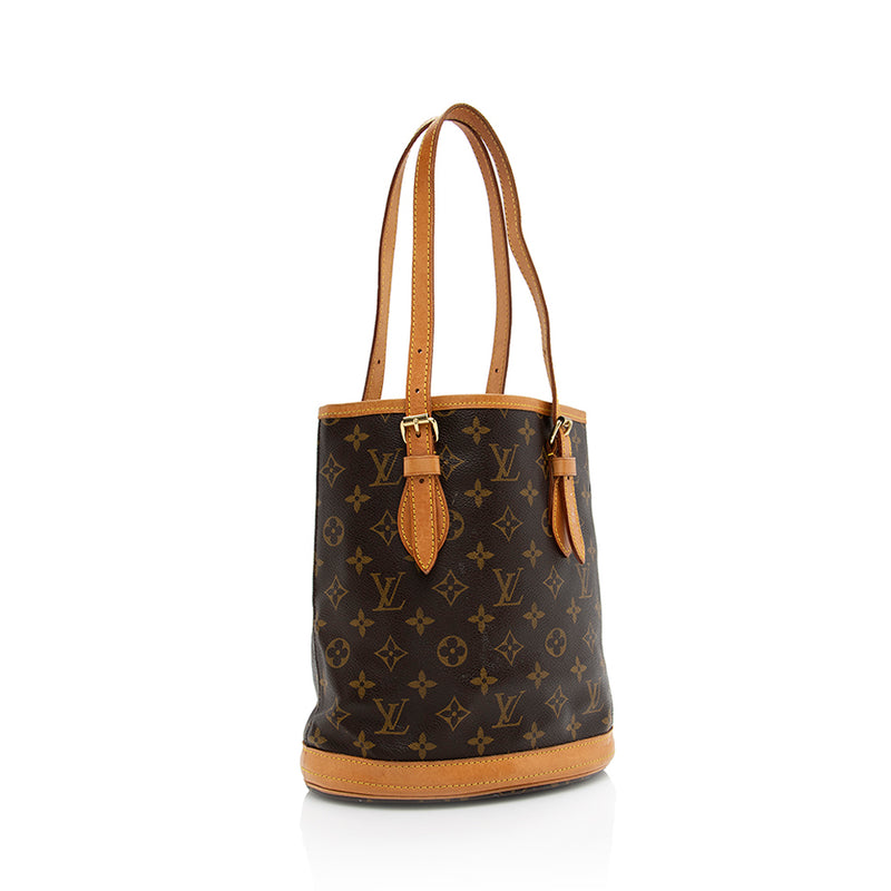 Louis Vuitton Petit Bucket Bag Monogram Canvas Bag