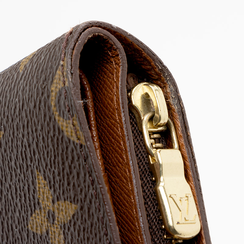 Pre-Owned Louis Vuitton Porte-Papier Zip Wallet- 2309MQ46 