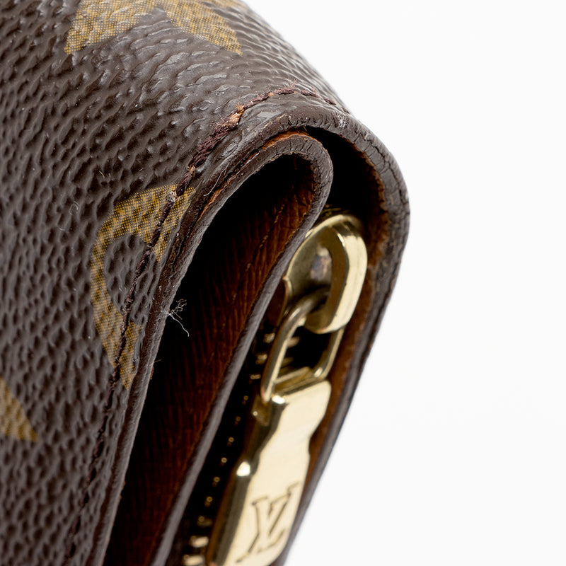Louis Vuitton Classic Monogram Canvas Trifold Wallet .  Luxury