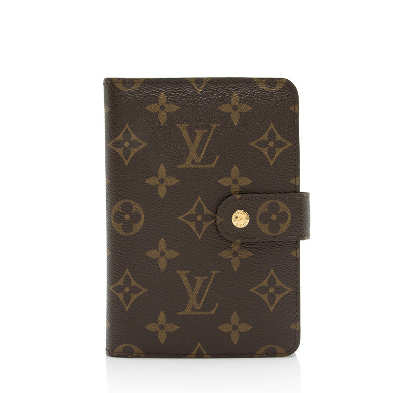 Louis Vuitton Vintage Monogram Canvas Porte Papier Zipper Wallet (SHF-XZcTJn)