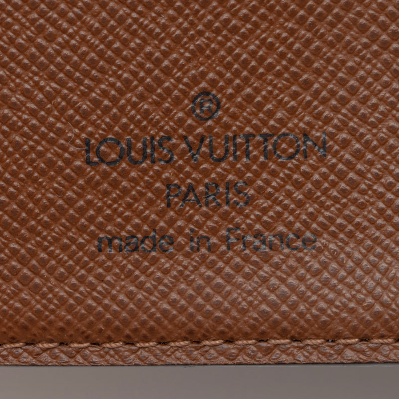 Louis Vuitton Vintage Monogram Canvas Porte Papier Zipper Wallet (SHF-XZcTJn)