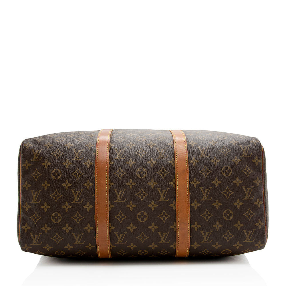 Louis Vuitton Vintage Monogram Canvas Sac Souple 45 Duffel Bag (SHF-21410)