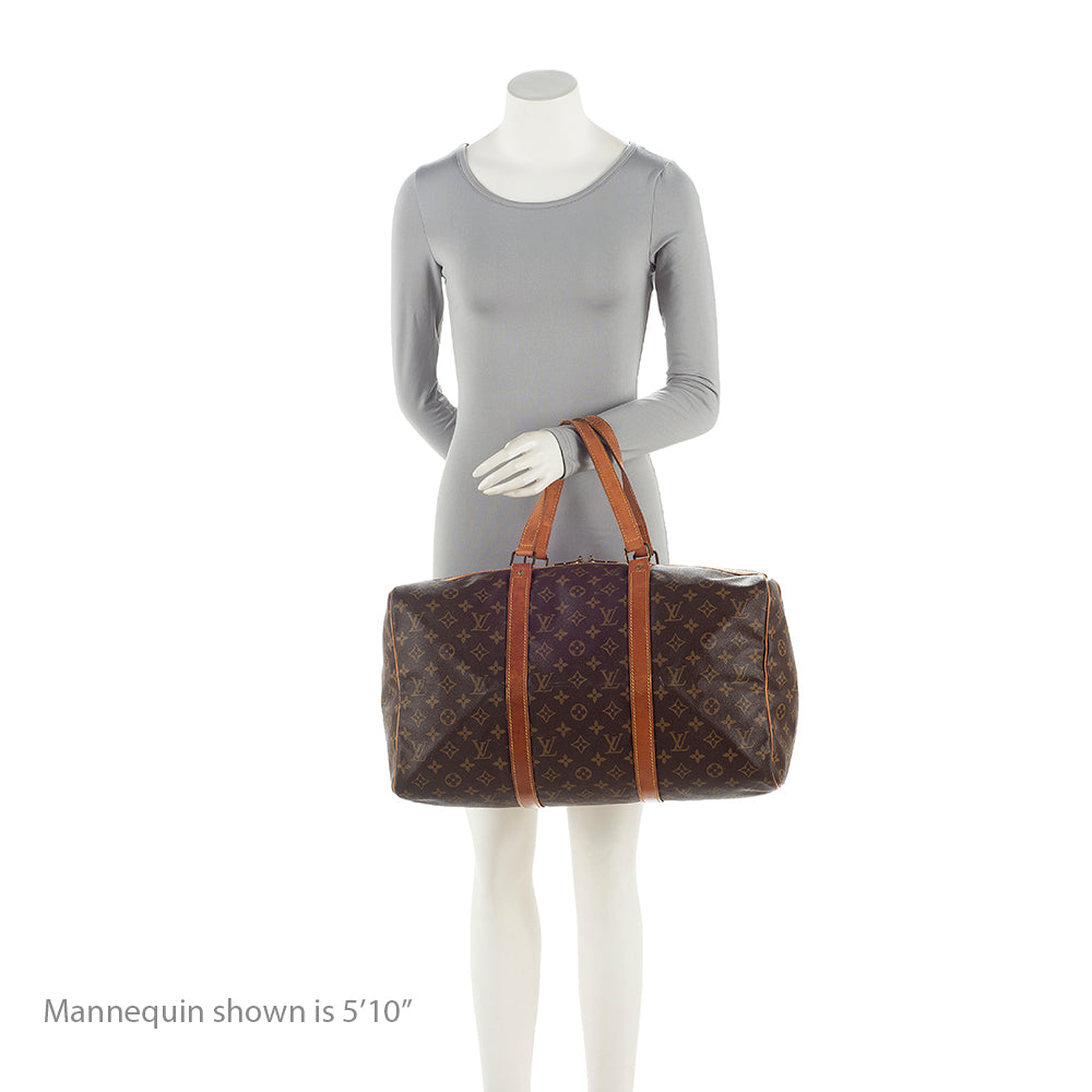Louis Vuitton Vintage Monogram Canvas Sac Souple 45 Duffel Bag (SHF-21410)