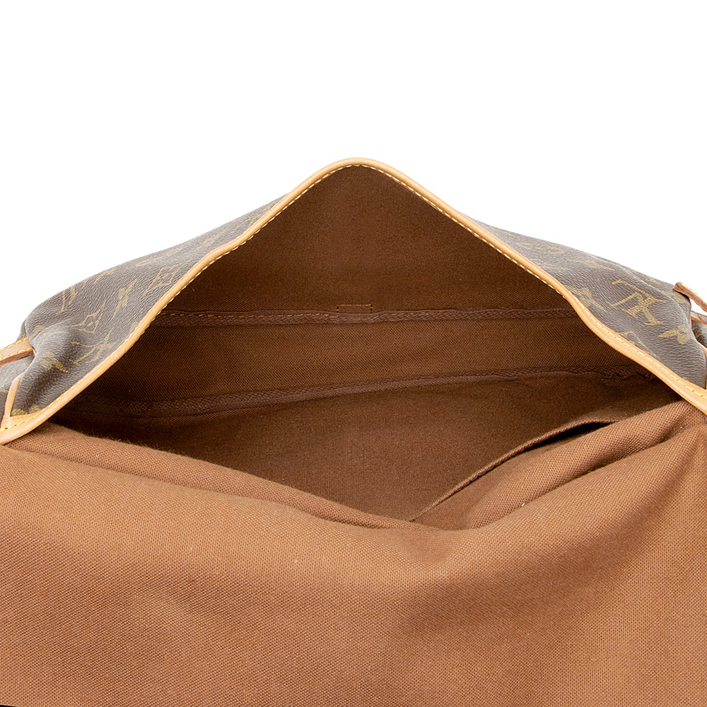 Louis Vuitton Vintage Monogram Canvas Saumur 30 Messenger Bag (SHF-20788)