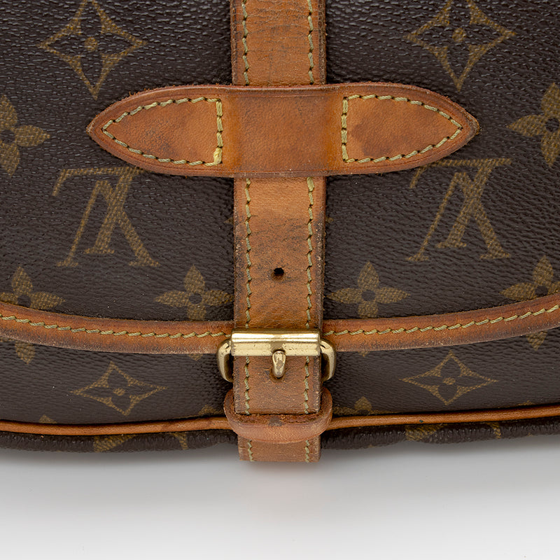 Louis Vuitton Monogram Saumur 35 Double Saddle Messenger Bag For