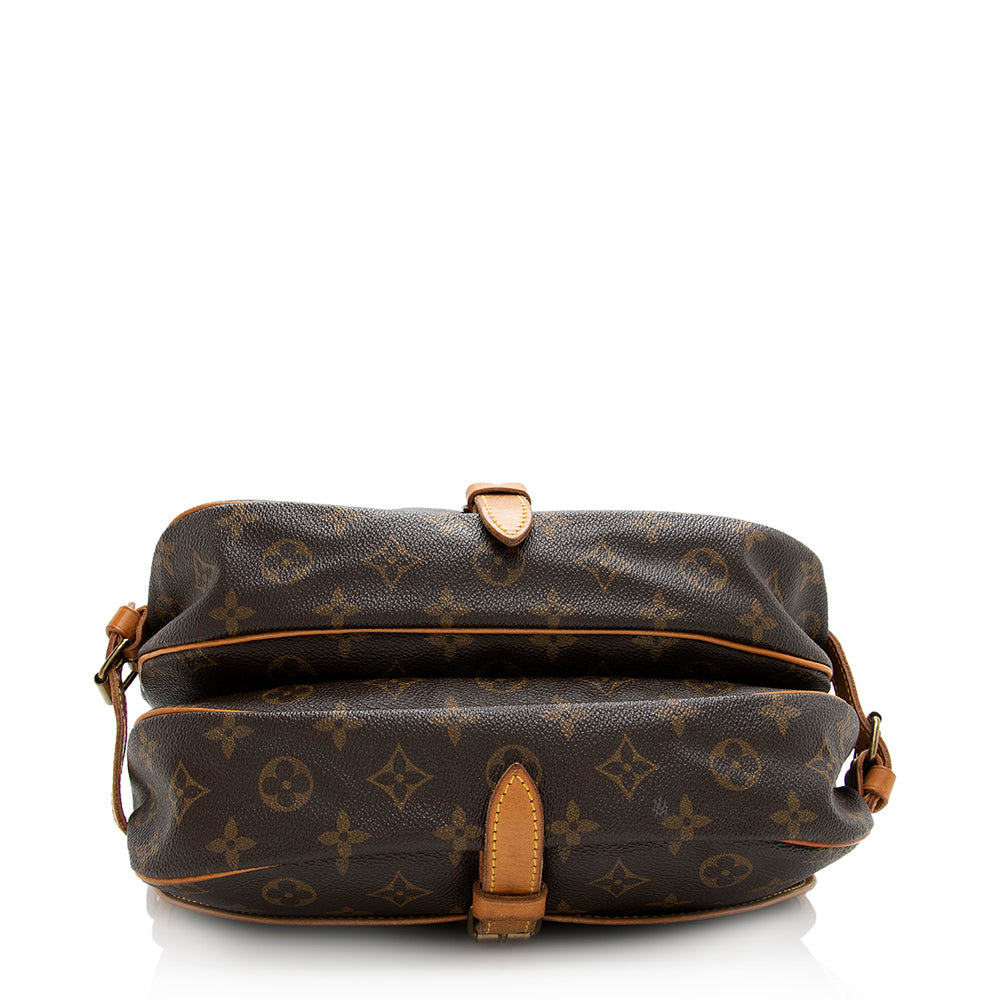 Louis Vuitton Vintage Monogram Canvas Saumur 30 Messenger Bag (SHF-F6ygbP)