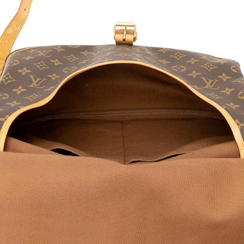 Louis Vuitton Vintage Monogram Canvas Saumur 35 Messenger Bag - FINAL SALE (SHF-23940)