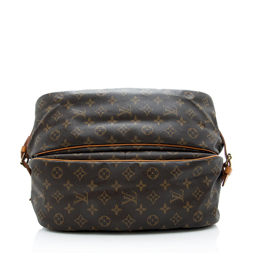 Louis Vuitton Vintage Monogram Canvas Saumur 35 Messenger Bag (SHF-18883)