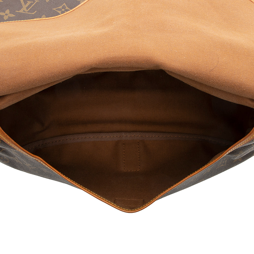Louis Vuitton Vintage Monogram Canvas Saumur 35 Messenger Bag (SHF-18883)