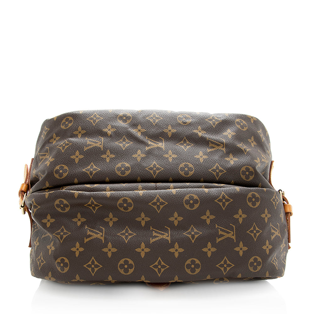 Louis Vuitton Vintage Monogram Canvas Saumur 35 Messenger Bag (SHF-186182)