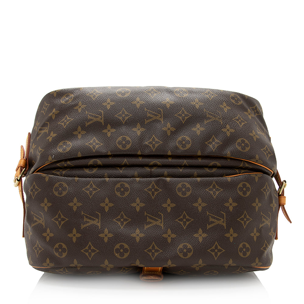 Louis Vuitton Vintage Monogram Canvas Saumur 35 Messenger Bag (SHF-20372)