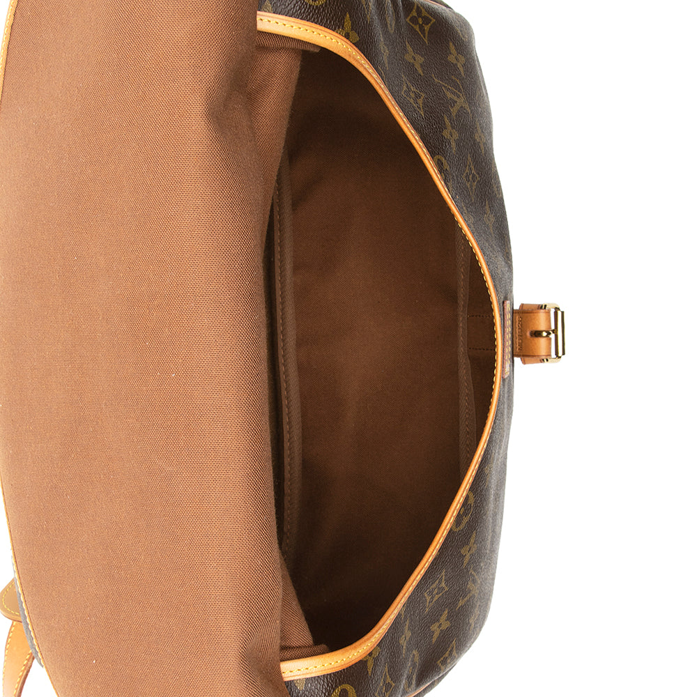 Louis Vuitton Vintage Monogram Canvas Saumur 35 Messenger Bag (SHF-20372)