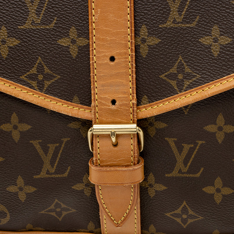 Louis Vuitton Vintage Monogram Canvas Saumur 35 Messenger Bag (SHF-208 –  LuxeDH