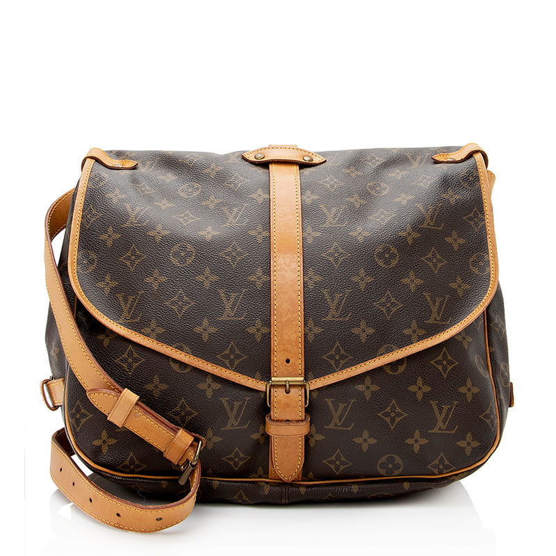 Louis Vuitton 'saumur 35' Shoulder Bag in Brown
