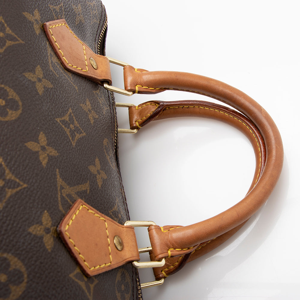 Louis Vuitton Vintage Monogram Canvas Speedy 30 Satchel (SHF-16685)
