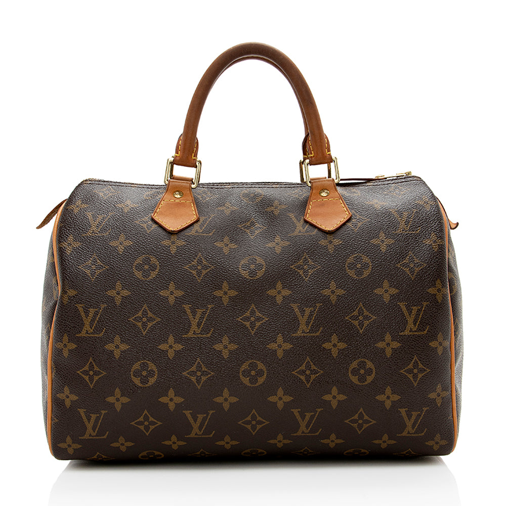 Louis Vuitton Vintage Monogram Canvas Speedy 30 Satchel (SHF-Nnx6Aj)