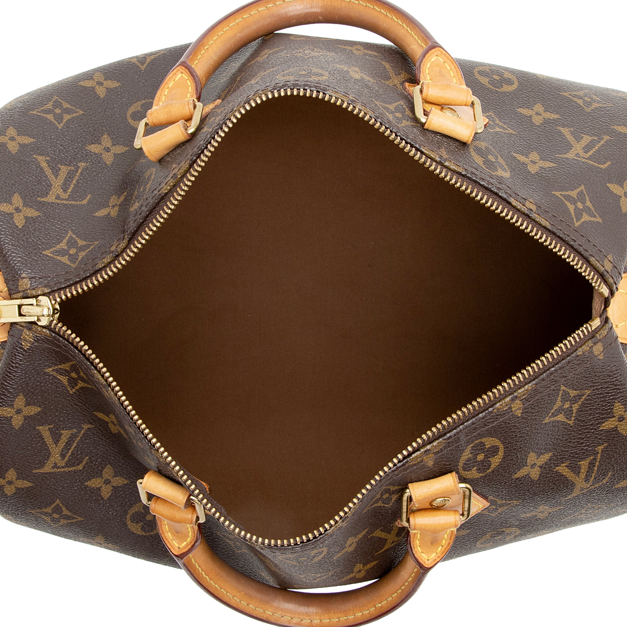 Louis Vuitton Vintage Monogram Canvas Speedy 30 Satchel (SHF-Nnx6Aj)