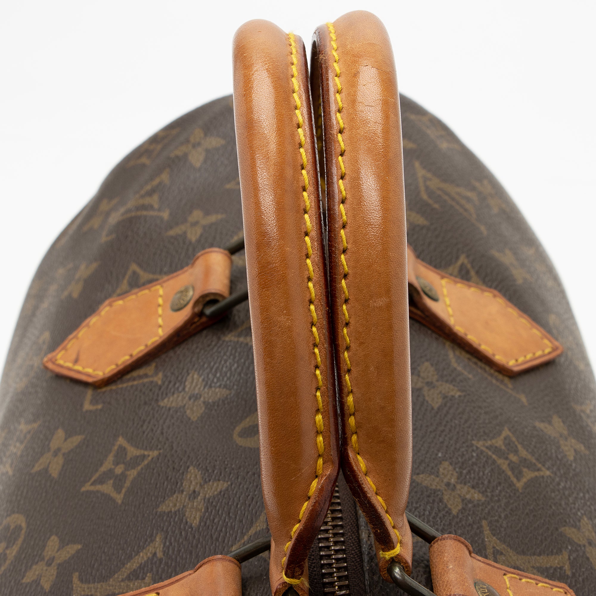 Louis Vuitton Vintage Monogram Canvas Speedy 35 Satchel (SHF-22507)