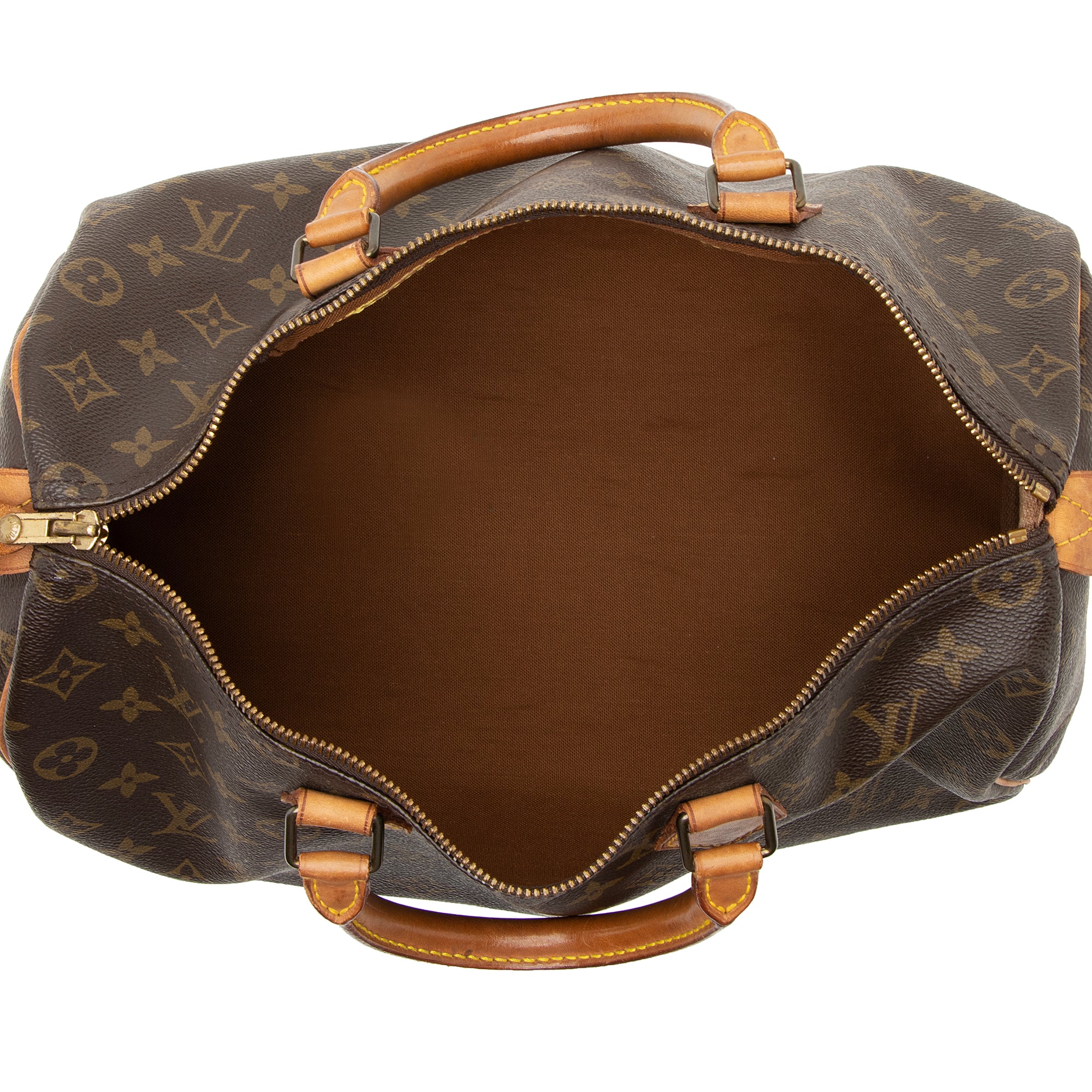 Louis Vuitton Vintage Monogram Canvas Speedy 35 Satchel (SHF-22507)