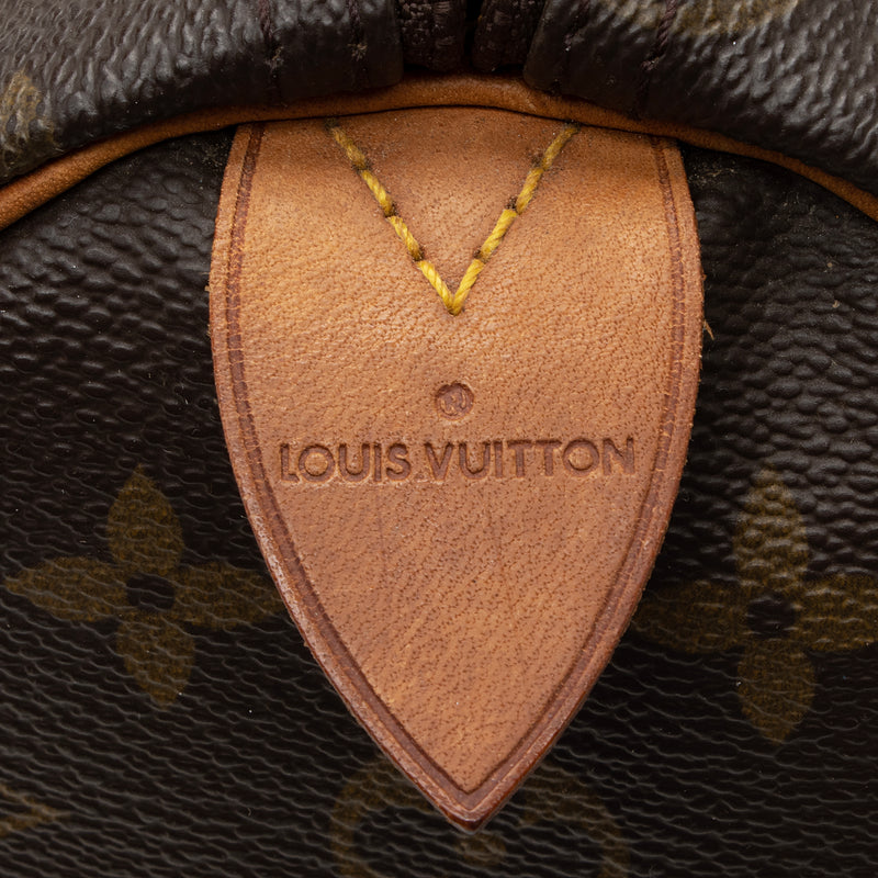 Louis Vuitton Vintage Monogram Canvas Speedy 35 Satchel (SHF-22507)