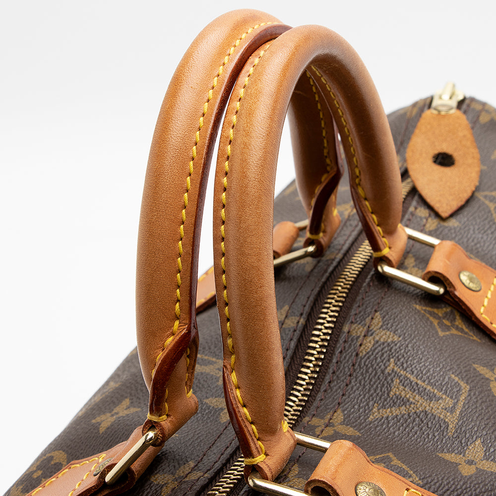 Louis Vuitton Vintage Monogram Canvas Speedy 40 Satchel (SHF-20189)