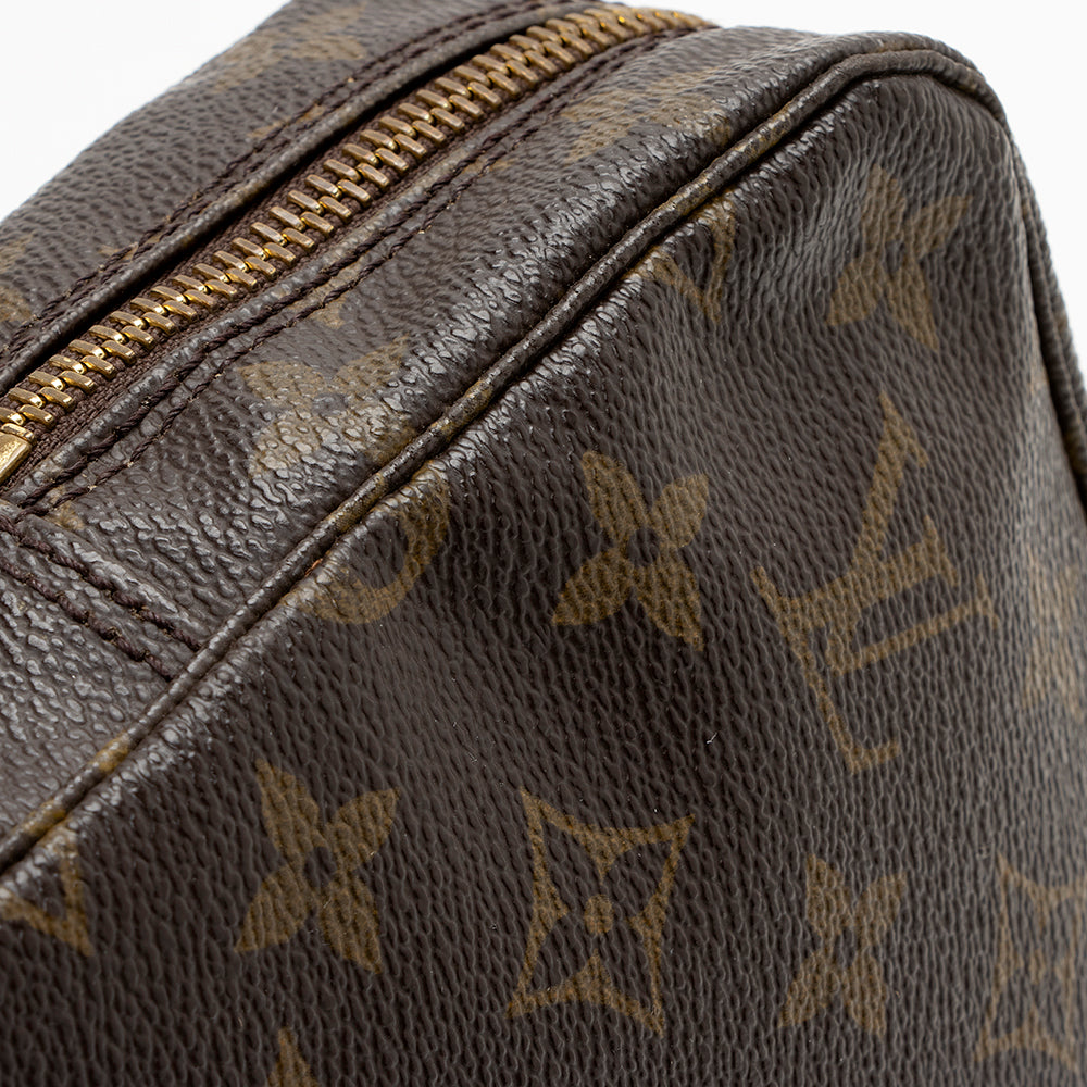 Louis Vuitton Vintage Monogram Canvas Trousse Toiletry Pouch 23 (SHF-16451)