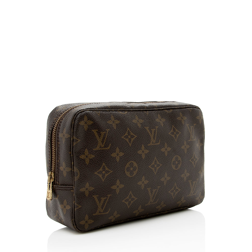 Louis Vuitton Vintage Monogram Canvas Trousse Toiletry Pouch 23 (SHF-16451)