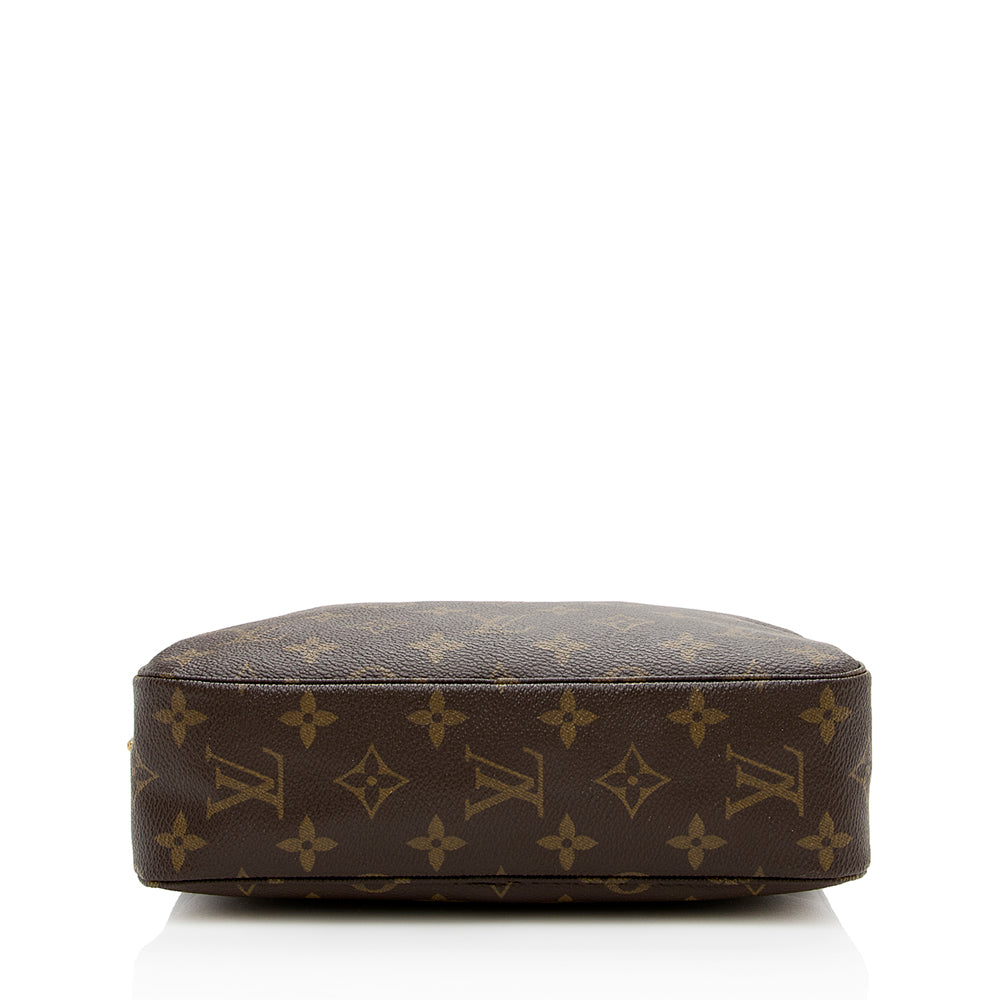 Louis Vuitton Vintage Monogram Canvas Trousse Toiletry Pouch 23 (SHF-1