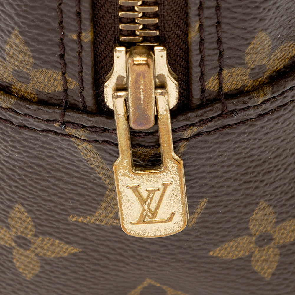 Louis Vuitton Vintage Monogram Canvas Trousse Toiletry Pouch 28 (SHF-20316)