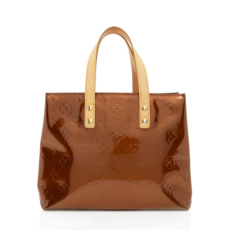 Louis Vuitton Bronze Monogram Vernis Reade PM Bag
