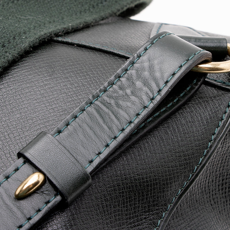 Louis Vuitton Epicea Green Taiga Leather Cassiar Backpack Louis