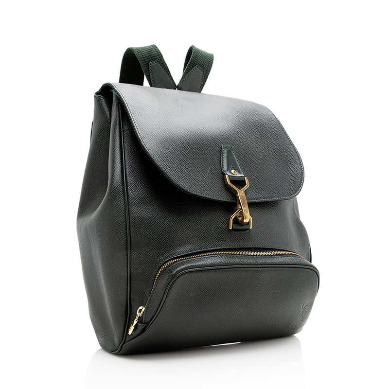 Louis Vuitton Anton Backpack Taiga Leather Green 163115379