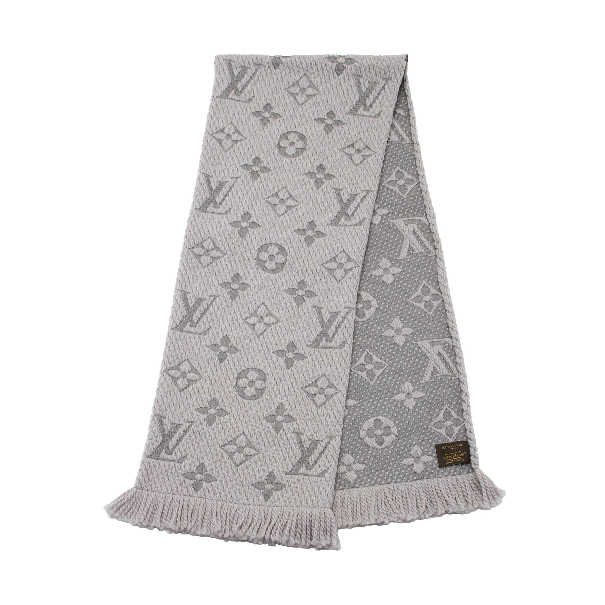 Louis Vuitton Wool Silk Logomania Scarf (SHF-zgarEE)