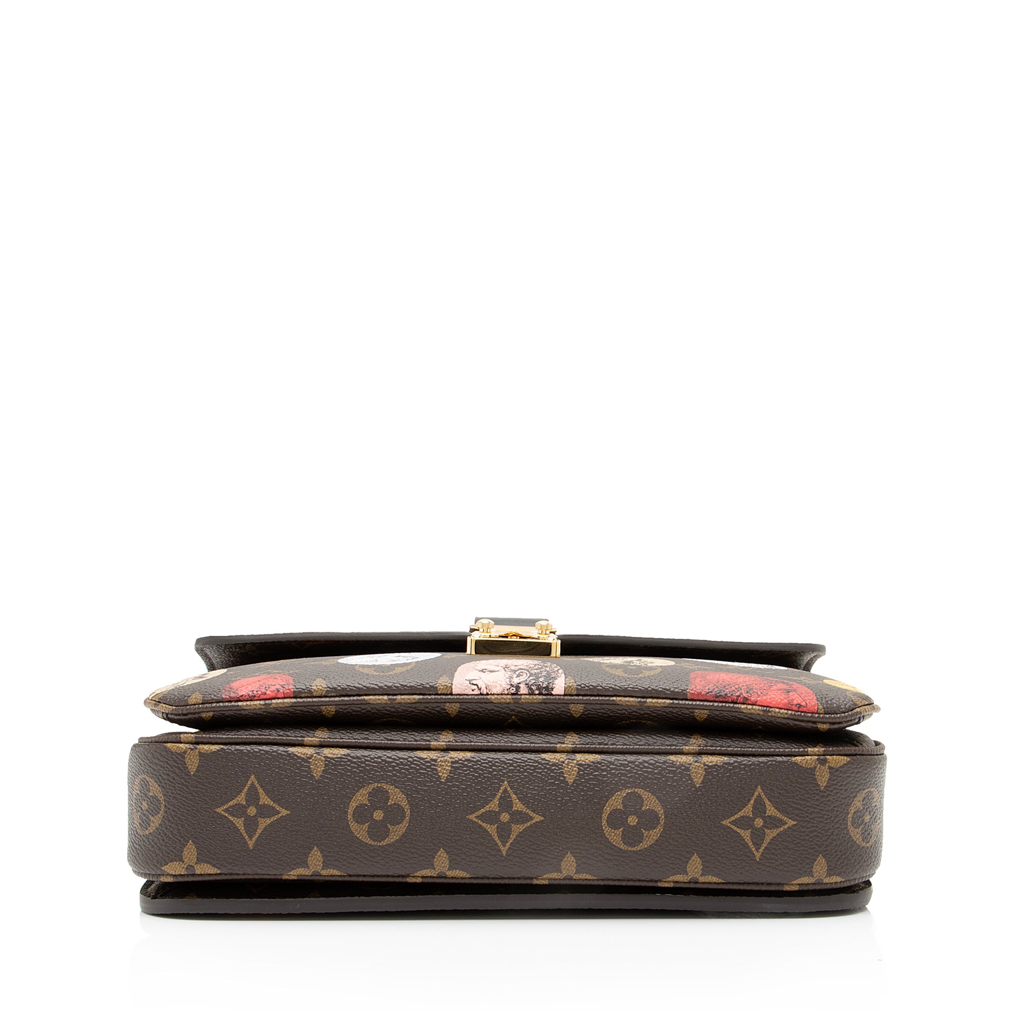 Louis Vuitton X Fornasetti Limited Edition Monogram Cameo Canvas Pochette Metis Shoulder Bag (SHF-23503)