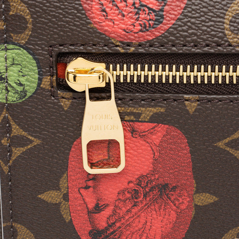 Louis Vuitton X Fornasetti Limited Edition Monogram Cameo Canvas Pochette Metis Shoulder Bag (SHF-23503)
