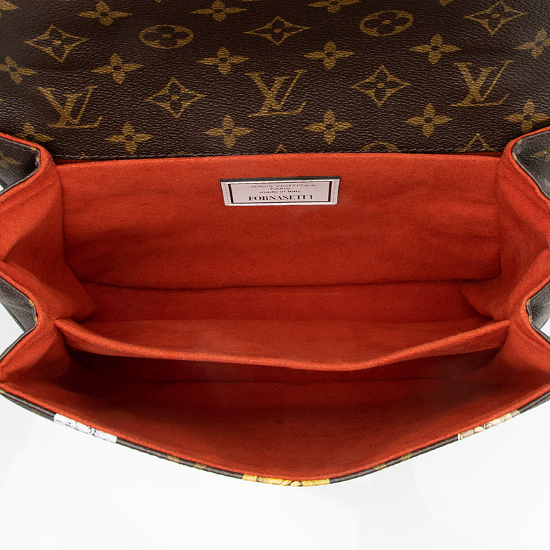Louis Vuitton X Fornasetti Limited Edition Monogram Cameo Canvas Pochette Metis Shoulder Bag (SHF-23503)