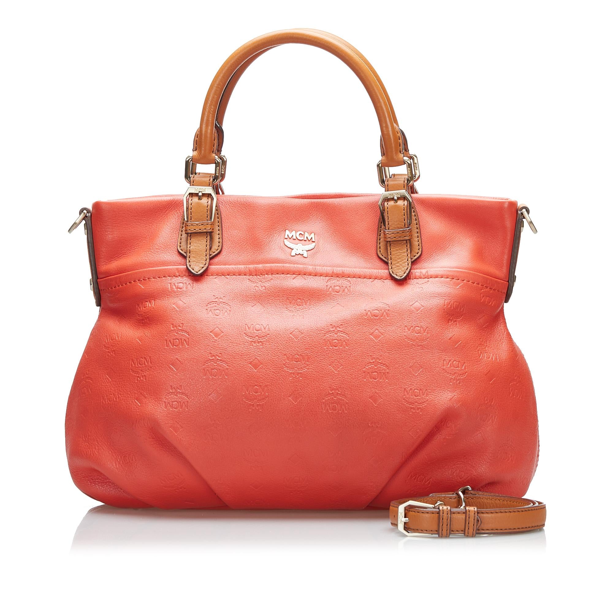 MCM Calf Leather Satchel (SHG-2pS6lq)