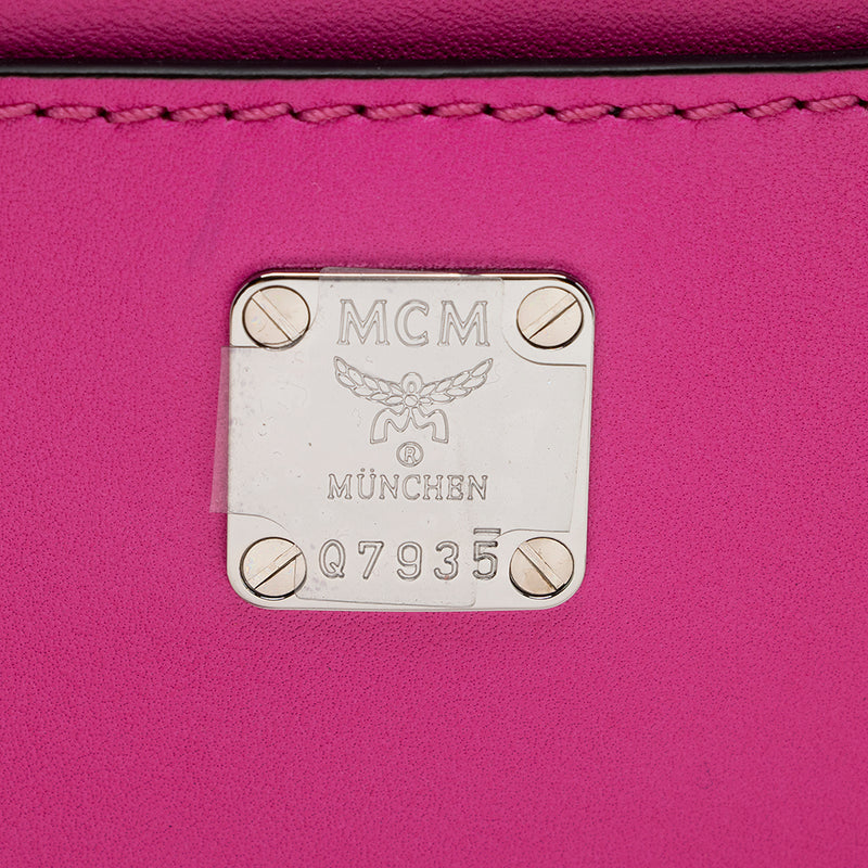 MCM Calfskin Duchess Polke Studs Mini Backpack (SHF-16226)