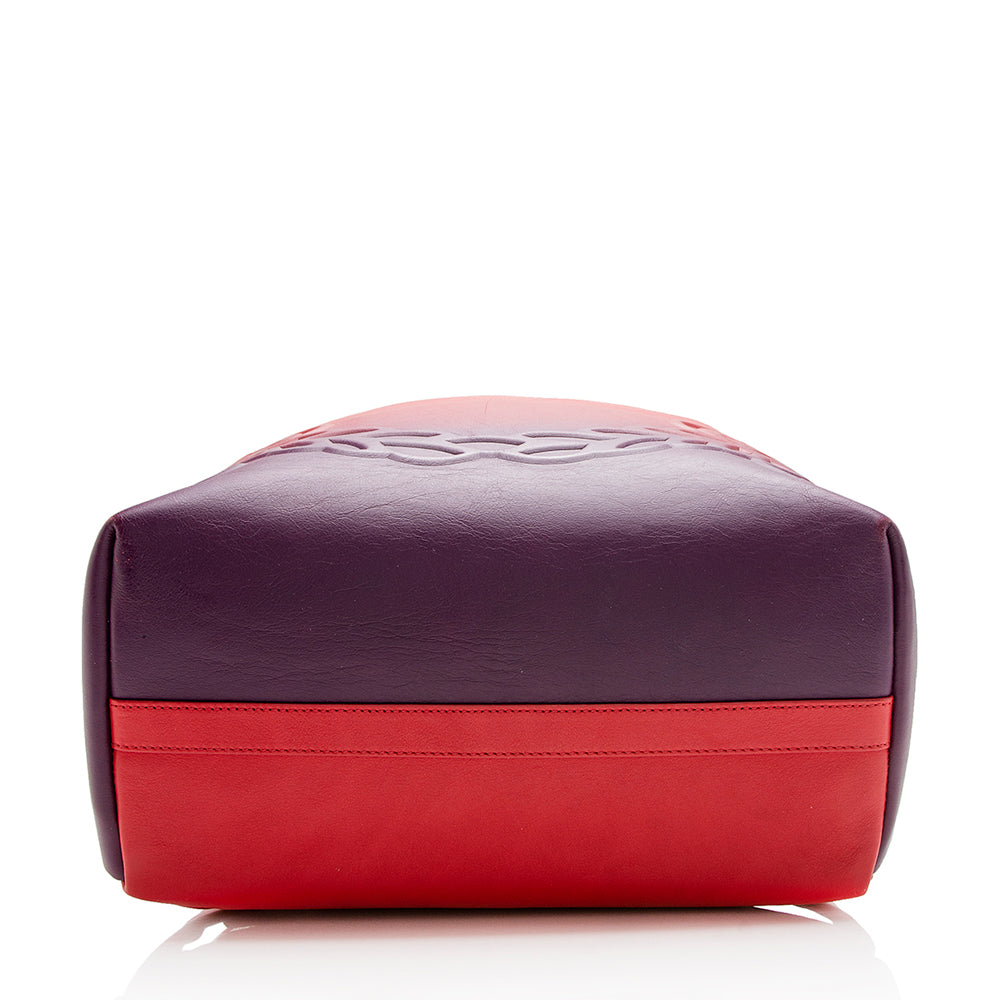 MCM Degrade Embossed Leather Laurel Backpack - FINAL SALE (SHF-12814)