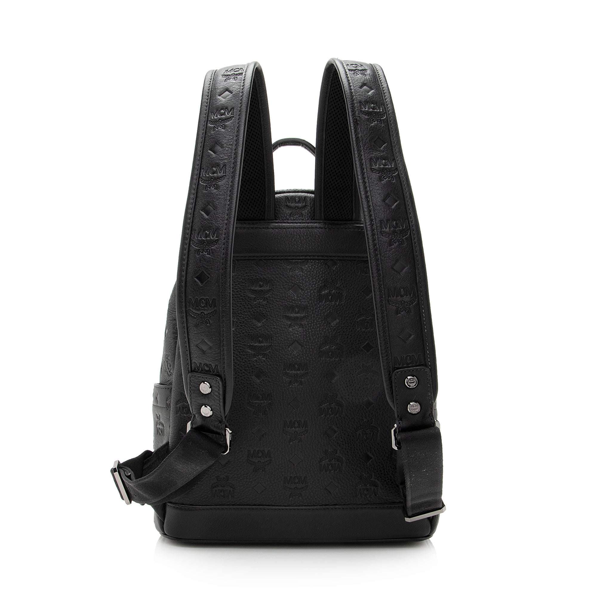 MCM Embossed Leather Ottomar Stark Small Backpack (SHF-22481)