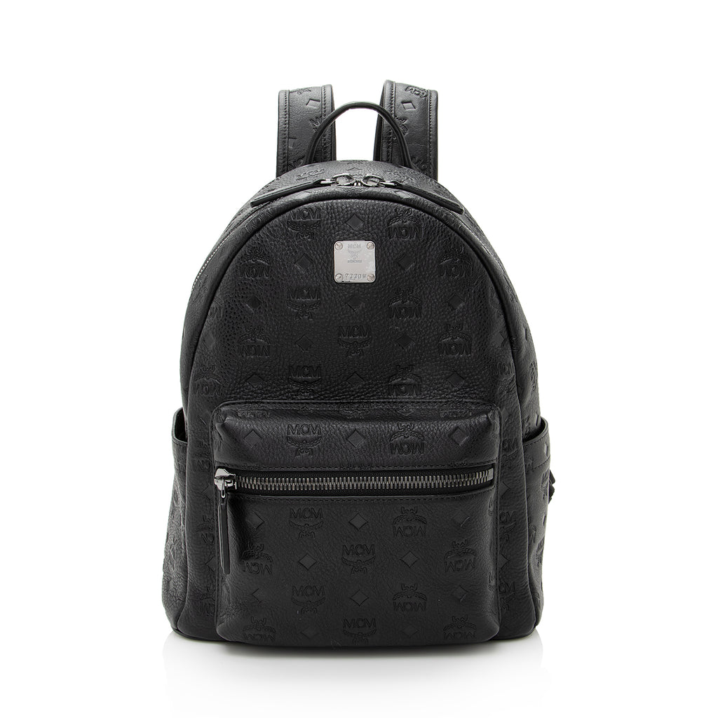MCM Embossed Leather Ottomar Stark Small Backpack (SHF-22481) – LuxeDH