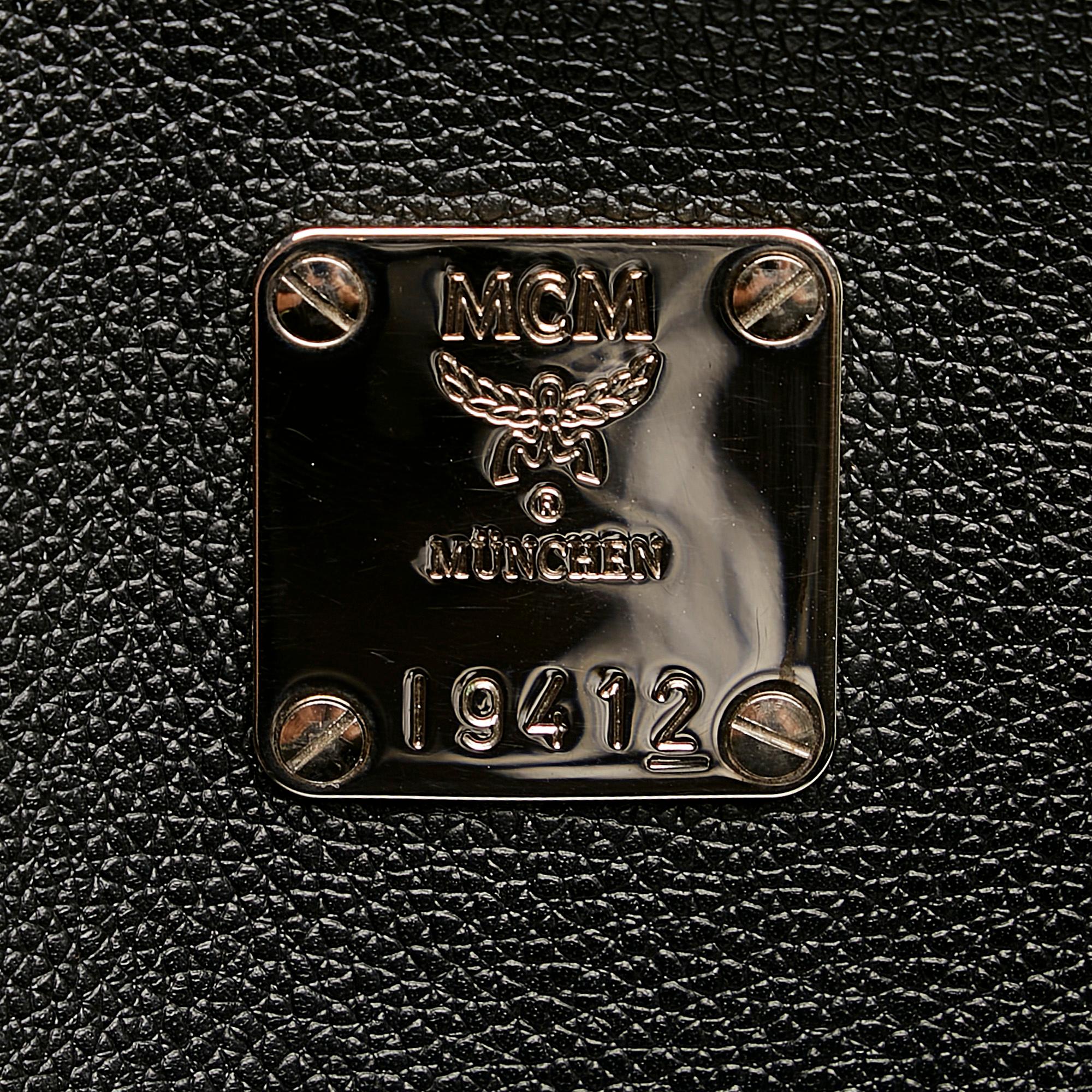 MCM Leather Boston Bag (SHG-33081)