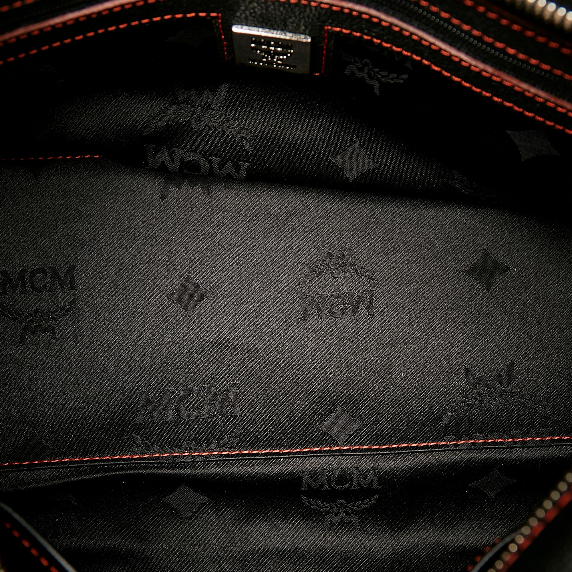 MCM Leather Boston Bag (SHG-33081)