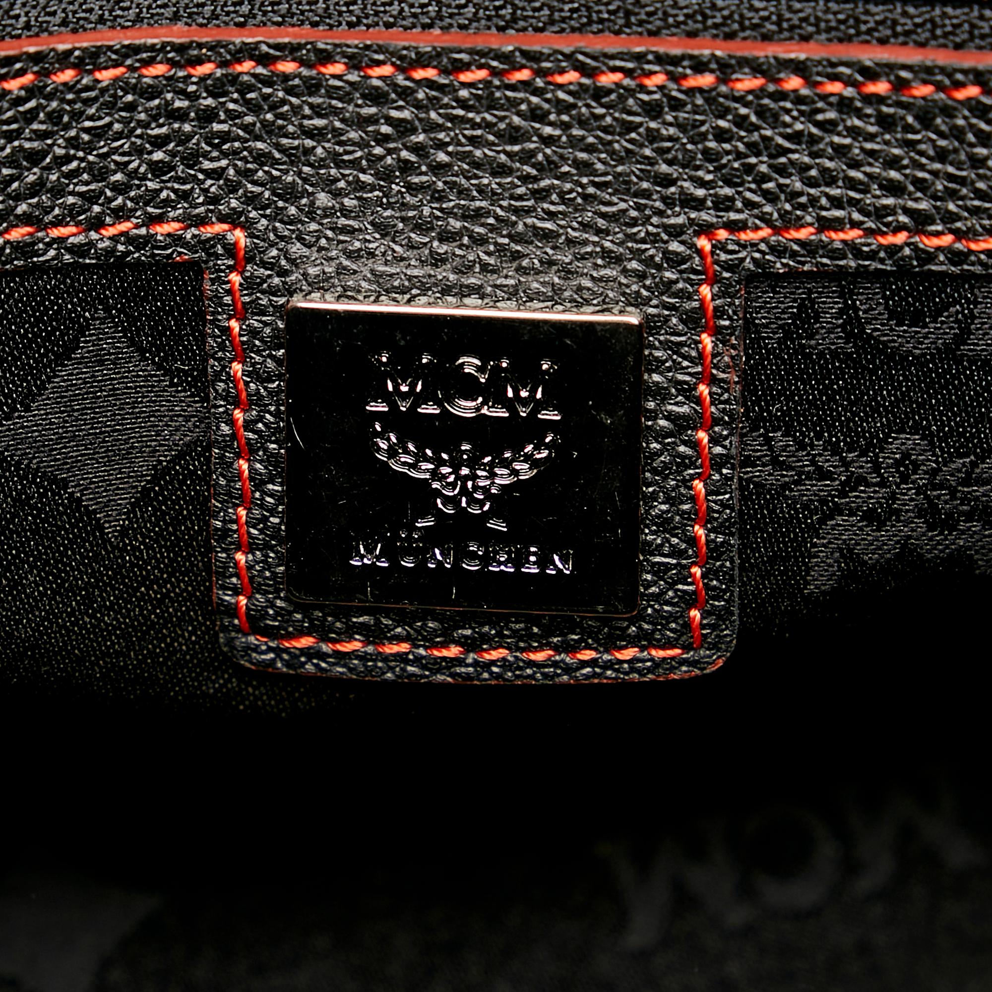 MCM Leather Boston Bag (SHG-33081)