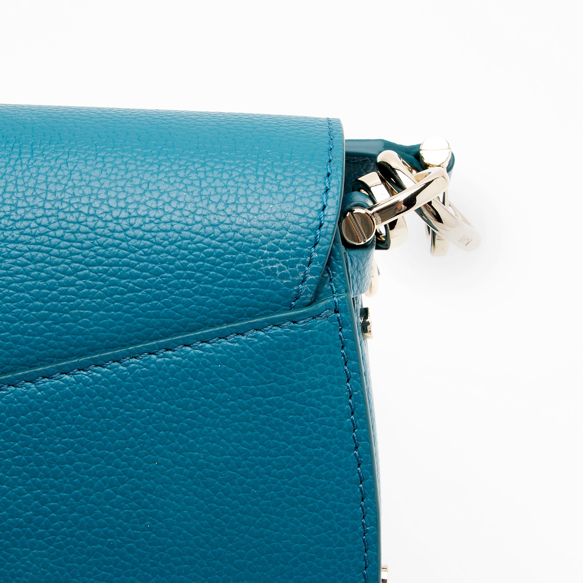 MCM Leather Colorblock Patricia Small Shoulder Bag (SHF-23483)