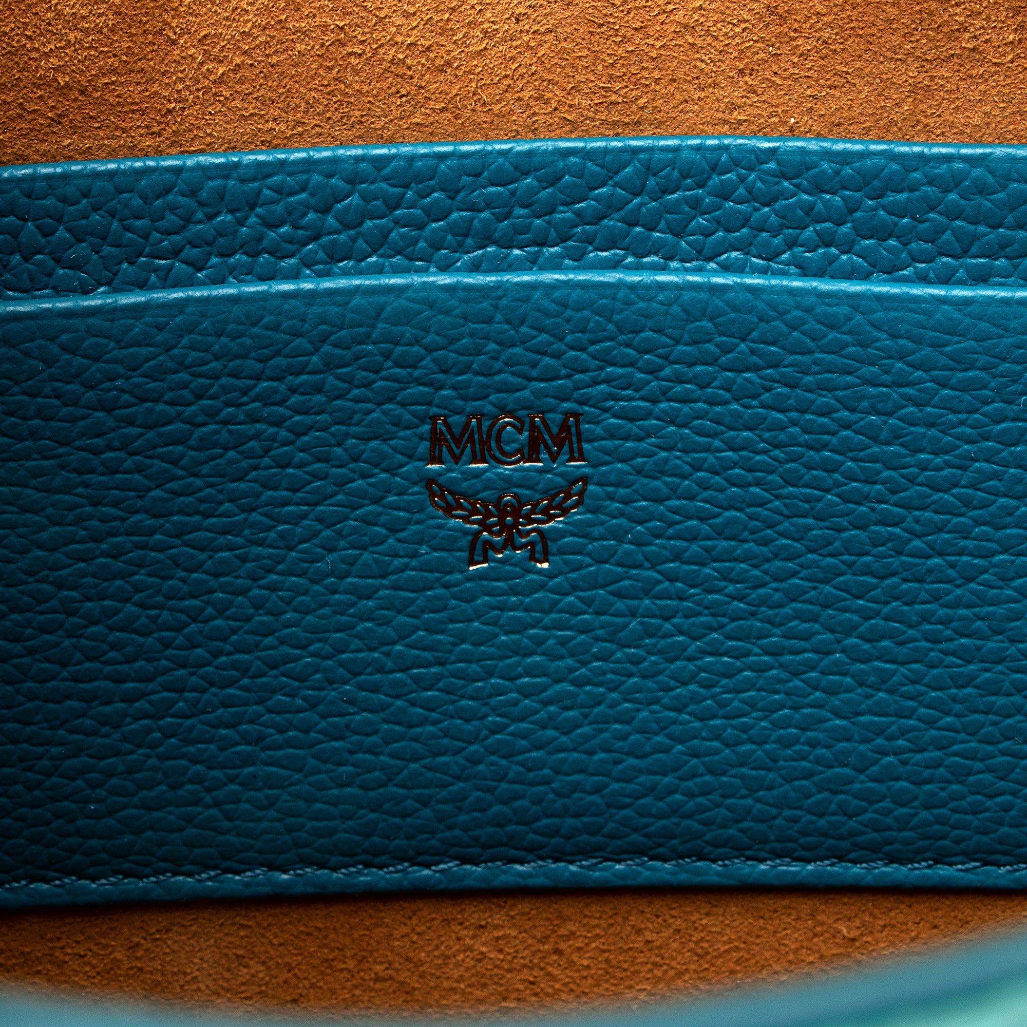 MCM Leather Colorblock Patricia Small Shoulder Bag (SHF-23483)